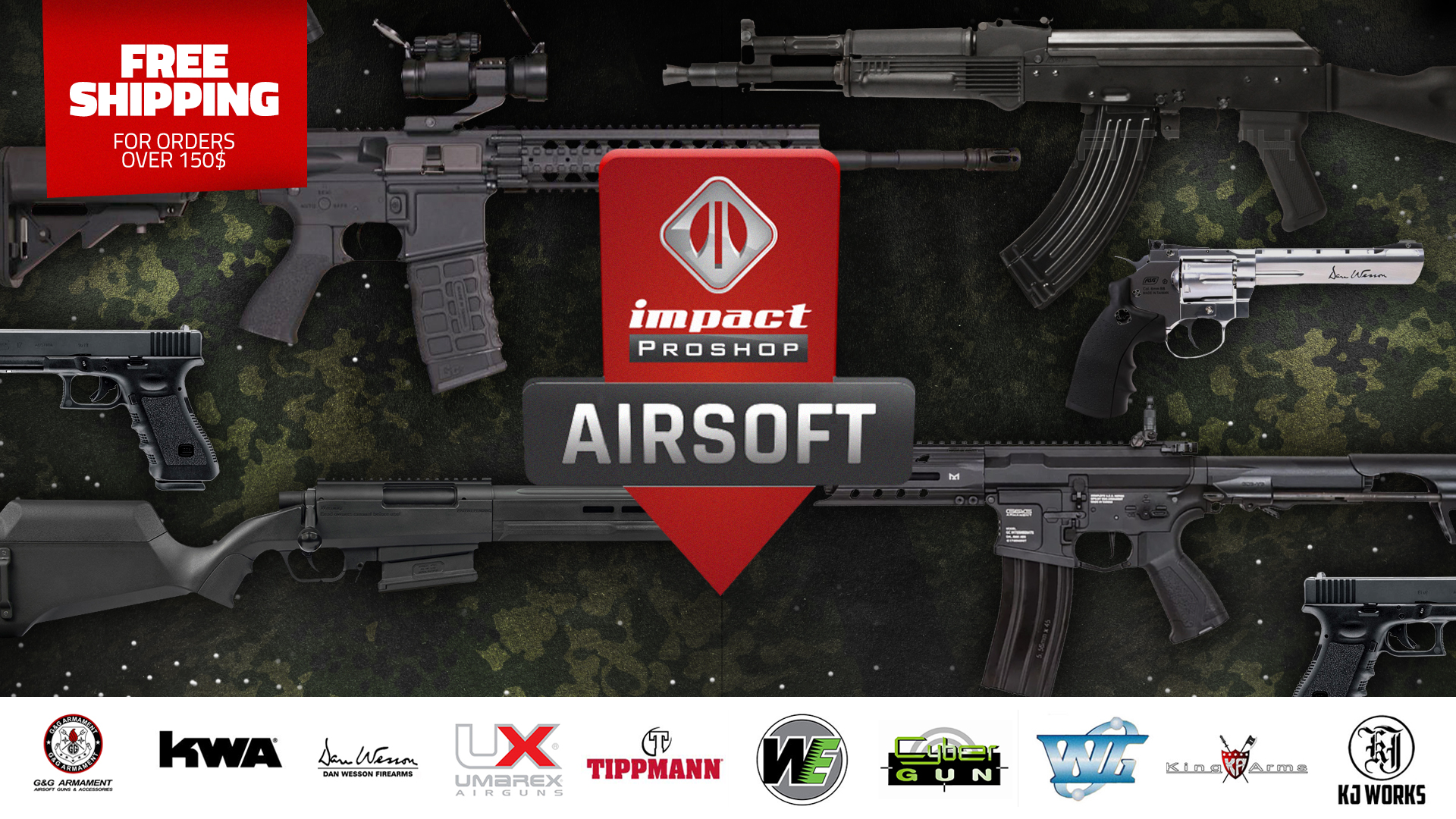 Fusils airsoft disponibles, Impact Proshop