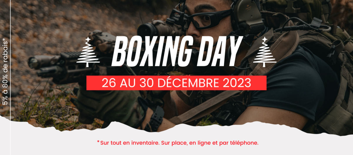 Boxing Week Paintball and Airsoft December 26 to december 30 2023!