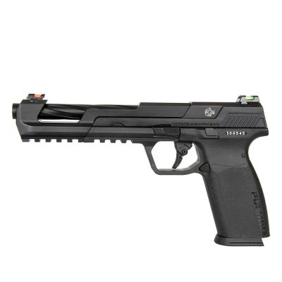 G&G Piranha SL Blowback (Green Gas) Airsoft Pistol - With 2 Magazines - Black