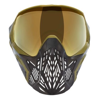 Bunkerkings CMD Paintball Mask With Thermal Lens - Black Gold