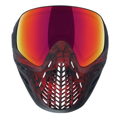 Virtue Ascend Paintball Mask With Thermal Lens - Red Skull LE