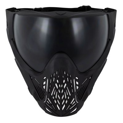 Bunkerkings CMD Paintball Mask With Thermal Lens - Pitch Black