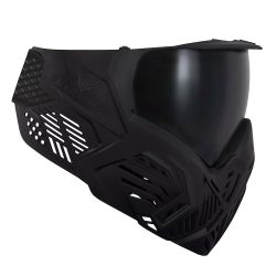 Bunkerkings CMD Paintball Mask With Thermal Lens - Pitch Black