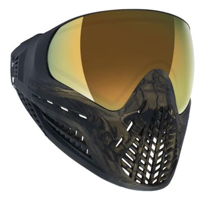 Virtue Ascend Paintball Mask With Thermal Lens - Gold Skull LE