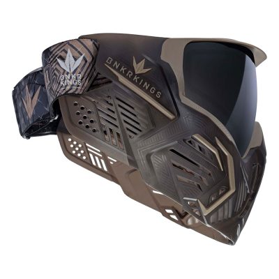 Bunkerkings CMD Paintball Mask With Thermal Lens - Black Desert