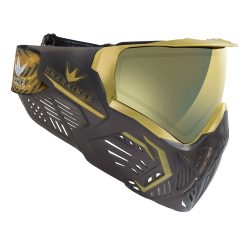 Bunkerkings CMD Paintball Mask With Thermal Lens - Black Gold