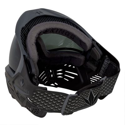 Bunkerkings CMD Paintball Mask With Thermal Lens - Pitch Black