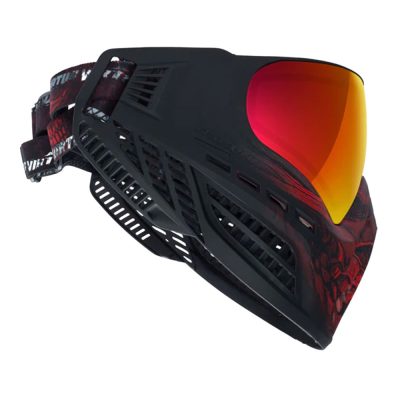 Virtue Ascend Paintball Mask With Thermal Lens - Red Skull LE