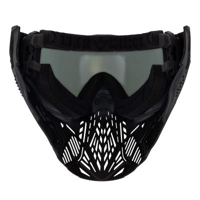 Bunkerkings CMD Paintball Mask With Thermal Lens - Pitch Black