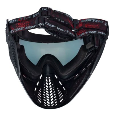 Virtue Ascend Paintball Mask With Thermal Lens - Red Skull LE