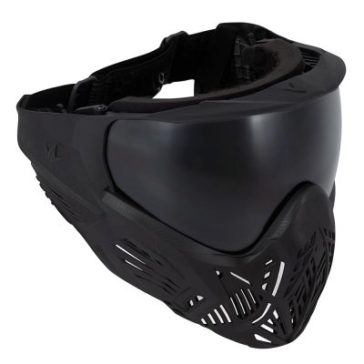 Bunkerkings CMD Paintball Mask With Thermal Lens - Pitch Black