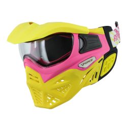 VForce Grill 2.0 Paintball Mask With Thermal Lens - Referee - LE 2.0 Yellow/Pink