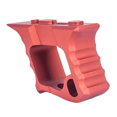 TD Halo AR-15 Hand Stop Grip - Keymod And/Or M-Lok Attachment - Red