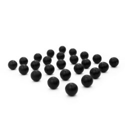 Valken Defender Hard Rubber Ball – .50 Caliber – Black – 25 Rounds