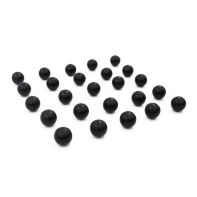 Valken Defender Hard Rubber Ball – .68 Caliber – Black – 25 Rounds