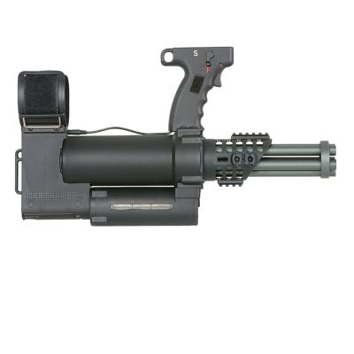 WELL Pro WE23-L AEG Airsoft Rotary Minigun - Black