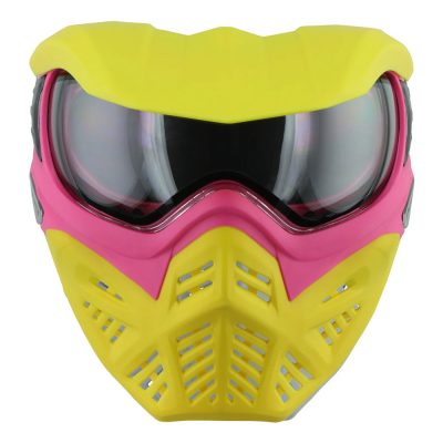 VForce Grill 2.0 Paintball Mask With Thermal Lens - Referee - LE 2.0 Yellow/Pink