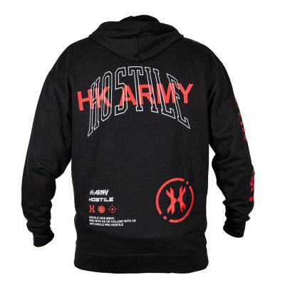 Hoodie HK Army Arch Zip-Up - Black - MEDIUM