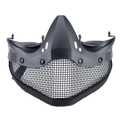 Tippmann Metal Mesh Mask (Cover Bottom Face And Noze) – Fits JT/Tippmann Goggle - Black