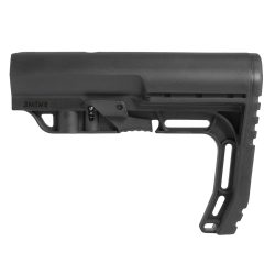 Collapsible Stock For Paintball Gun – Without Internal Buffer Tube – Minimalist Style – Black