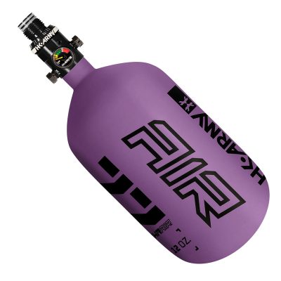 HK Army Alpha Air Carbon Fiber Compressed Air Paintball Tank With HP8 Standard Regulator – 77/4500 – Haze – Purple/Black