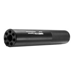 Novritsch Airsoft Aluminum Rifle Mock Suppressor For 14mm Negative Threaded Barrel – Black