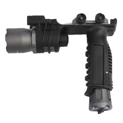 Flashlight Led M910A Vertical Foregrip WaeponLight With Picatinny Rail Mount - Black