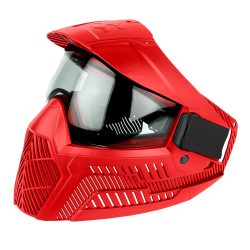 CRBN GS-Field Paintball Mask With Thermal Lens - Red