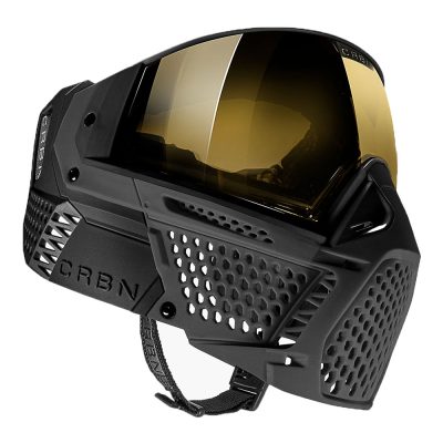 CRBN Zero SLD Paintball Mask With Thermal Lens – Less Coverage – Coal