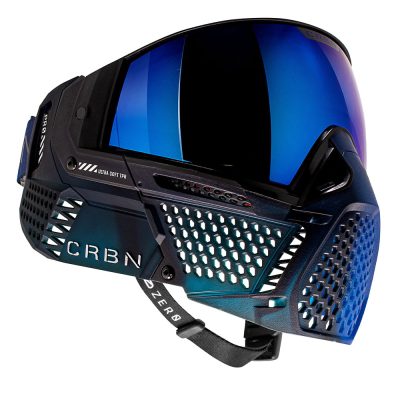 CRBN Zero Pro Paintball Mask With Thermal Lens – Less Coverage – Fade Indigo