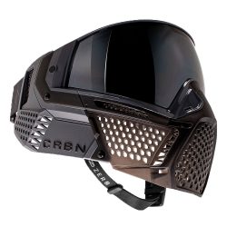 CRBN Zero Pro Paintball Mask With Thermal Lens - Less Coverage - Graphite