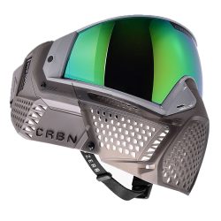 CRBN Zero Pro Paintball Mask With Thermal Lens - Less Coverage - Ghost