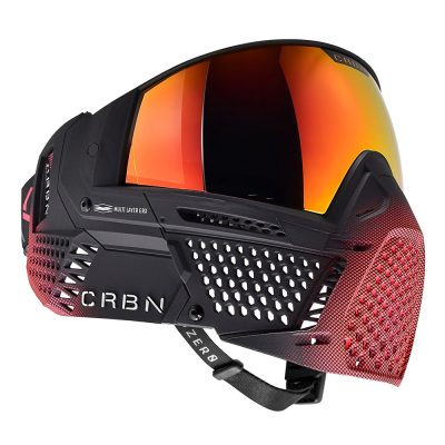 CRBN Zero GRX Paintball Mask With Thermal Lens - Less Coverage - Halftone Pink