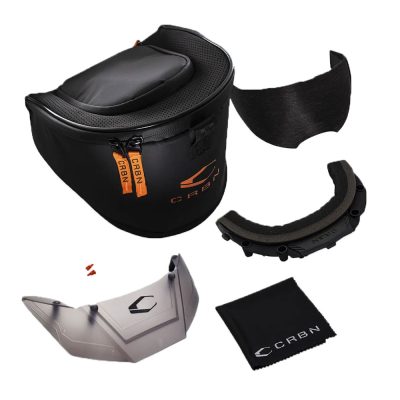 CRBN Zero Pro Paintball Mask With Thermal Lens - Less Coverage - Ghost