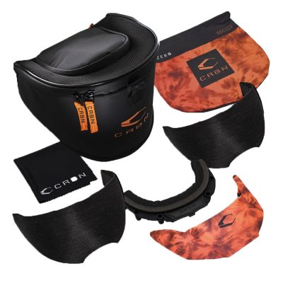 CRBN Zero GRX Paintball Mask With Thermal Lens - Less Coverage - Tie-Dye Lava