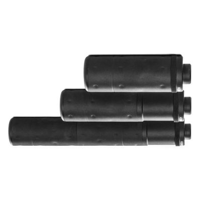 Novritsch Airsoft Aluminum Modular Mock Suppressor V1 For 16mm Negative Threaded Barrel – Black