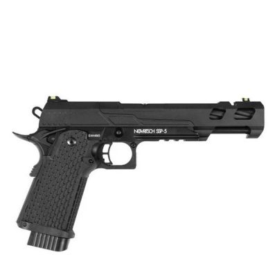 Novritsch SSP5 Blowback Airsoft Pistol – 6” – Black