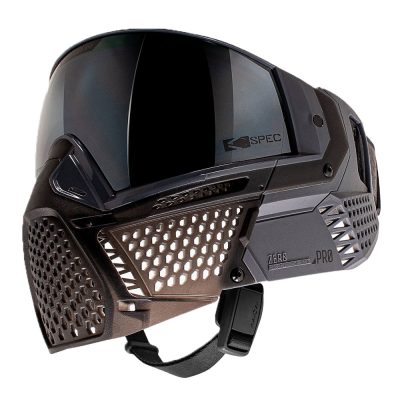 CRBN Zero Pro Paintball Mask With Thermal Lens - Less Coverage - Graphite