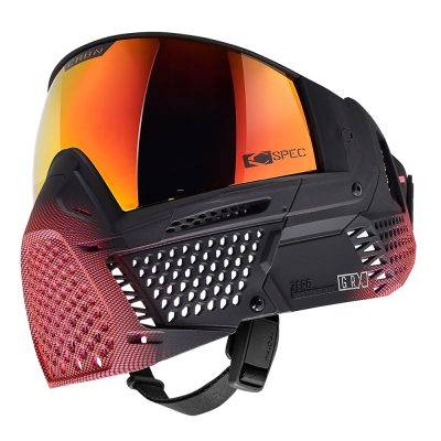 CRBN Zero GRX Paintball Mask With Thermal Lens - Less Coverage - Halftone Pink