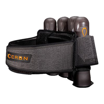 CRBN SC Paintball Harness - 4 Packs - Black Heather - L/XL