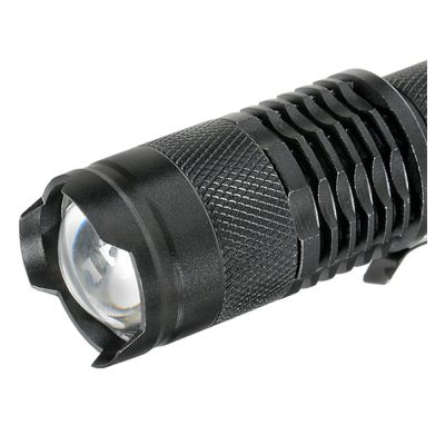 Flashlight Led Mini With Telescopic Zoom - Black