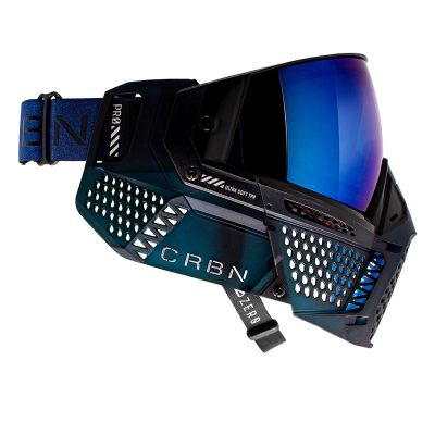 CRBN Zero Pro Paintball Mask With Thermal Lens – Less Coverage – Fade Indigo