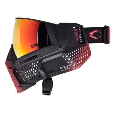 CRBN Zero GRX Paintball Mask With Thermal Lens - Less Coverage - Halftone Pink