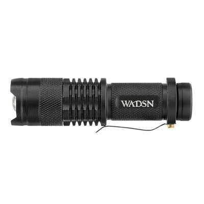 Flashlight Led Mini With Telescopic Zoom - Black