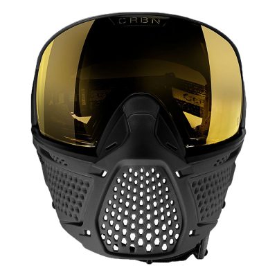 CRBN Zero SLD Paintball Mask With Thermal Lens – Less Coverage – Coal