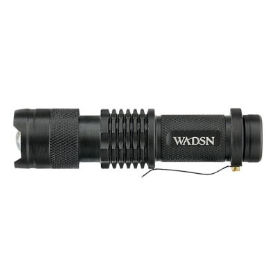 Flashlight Led Mini With Telescopic Zoom - Black