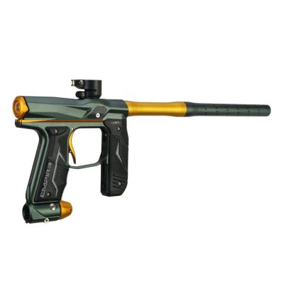 Empire AXE 2.0 Paintball Gun – With Redline OLED Board – Dust Pine Green/Dust Honey