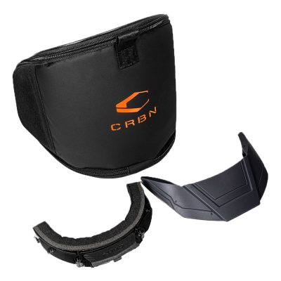 CRBN Zero SLD Paintball Mask With Thermal Lens – Less Coverage – Coal