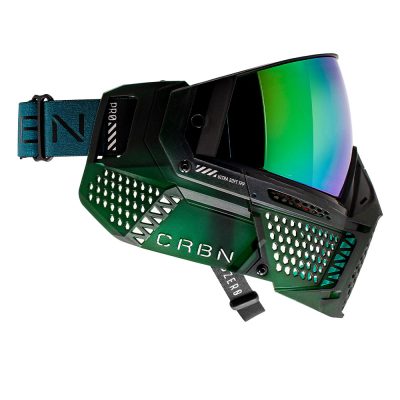 CRBN Zero Pro Paintball Mask With Thermal Lens – Less Coverage – Fade Forest