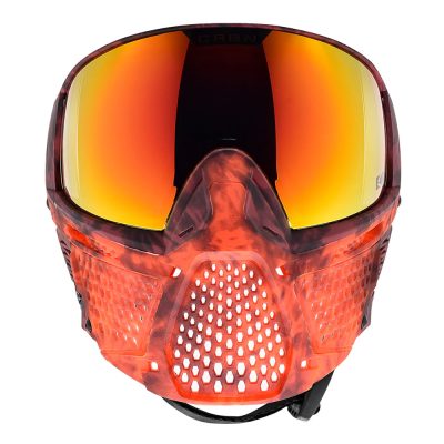 CRBN Zero GRX Paintball Mask With Thermal Lens - Less Coverage - Tie-Dye Lava